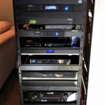 Home Automation Rack, controlling the house music, TVs, thermostats, lights, alarm, pool, irrigation, etc.