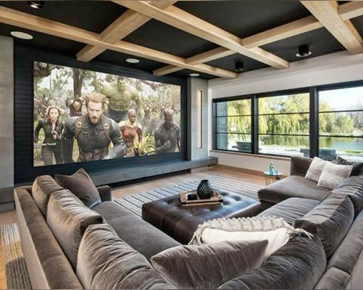 Modern Media Room